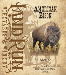 Land Run American Bison Merlot.gif