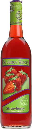 St. James Winery Strawberry Wine 750ML.png